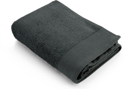 Serviette de bain Walra Soft Cotton - 60 x 110 - 100 % coton - Anthracite