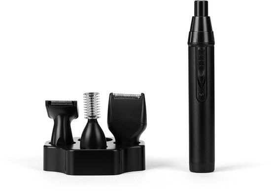 Wellhealth - Tondeuse 4 en 1 pour le nez et les oreilles - Gris