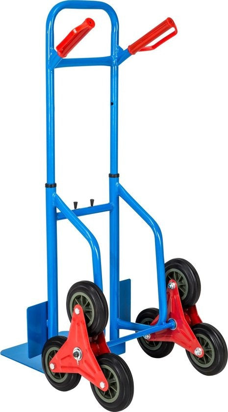 TecTake - chariot d'escalier - bleu - jusqu'à 100 kg - 402451