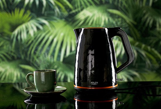 Bouilloire Adler AD 1277 B, 1,7 l, noire, 2 200 W