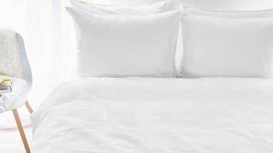 Beddinghouse Wave housse de couette - Plain - Lits-Jumeaux - 240x200/220 - White