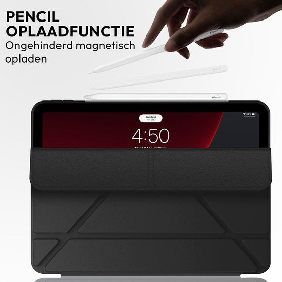 Étui pour tablette adapté à l'iPad Pro 11 pouces (2024) - M4 - Smart Cover - Noir