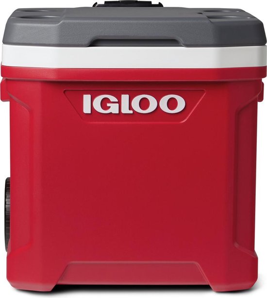 Igloo Latitude 60 Roller - Glacière à roulettes - 56 litres - Rouge