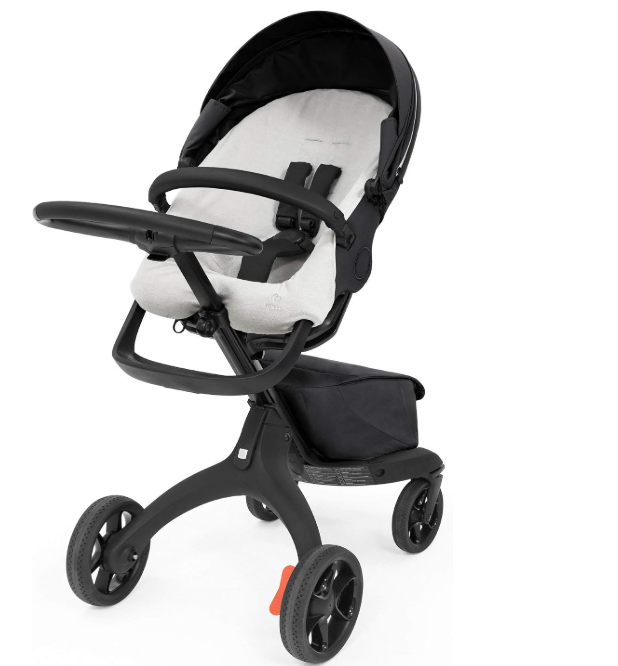 Housse d'été pour Stokke Xplory X - Gris clair - Tissu éponge doux - Absorbant - Lavable en machine