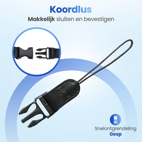 Sangle de poignet pour appareil photo Garpex® - Conception confortable - Sangle de poignet réglable