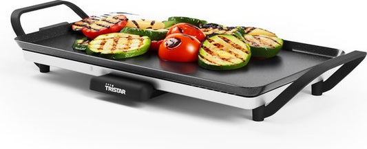 Plaque de cuisson Tristar - BP-2667 - 2000 W - Gourmet, plaque de grill M 46 x 26 cm - 4 à 6 personnes
