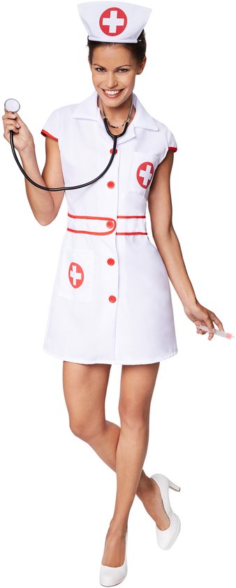 Dressforfun Costume de femme infirmière sexy XXL - déguisement déguisement halloween déguisement partywear déguisement carnaval déguisement carnaval déguisement - 301507
