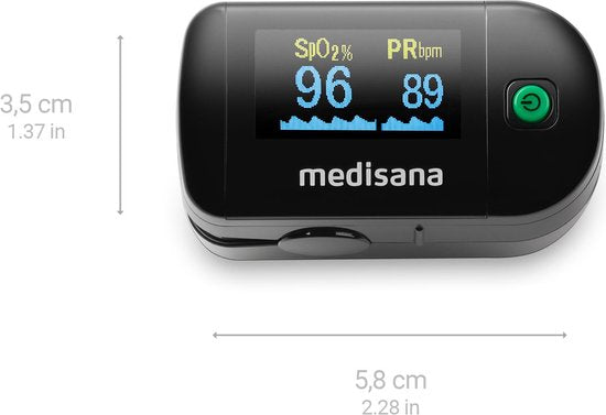 Medisana PM 100 - Oxymètre de pouls noir