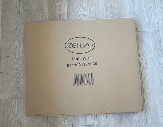 Ceruzo Wall Table - Bureau pliant - 80x40x75 cm - Table pliante - Table pour ordinateur portable - Blanc