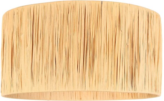 Abat-jour K1068CS de Steinhauer - Jonc de mer naturel, ⌀40 cm, design tendance pour l'intérieur, culot E27, idéal pour toutes les lampes et tous les intérieurs.