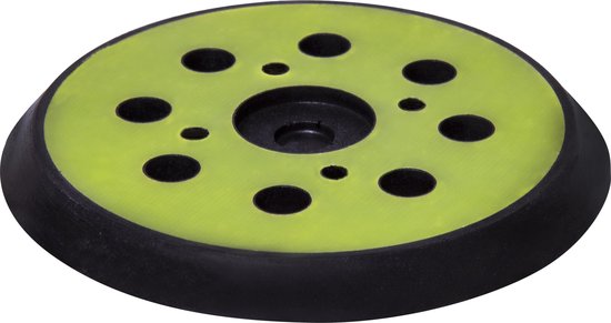 VONROC Plateau d'appui - Ø125mm - Pour ponceuse OS502AC - Avec bande velcro