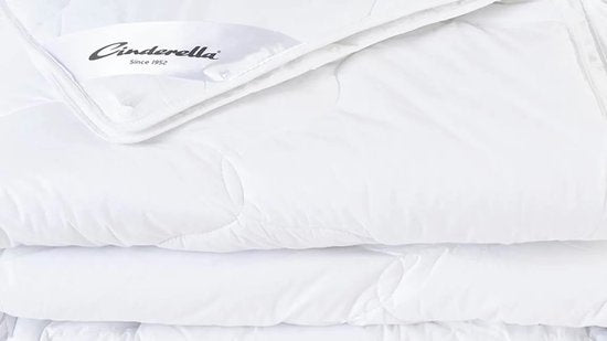 Cinderella Mellow Couette d'été - 1 personne - Rembourrage synthétique - Coutil de coton - Anti-allergique - 140x220 cm