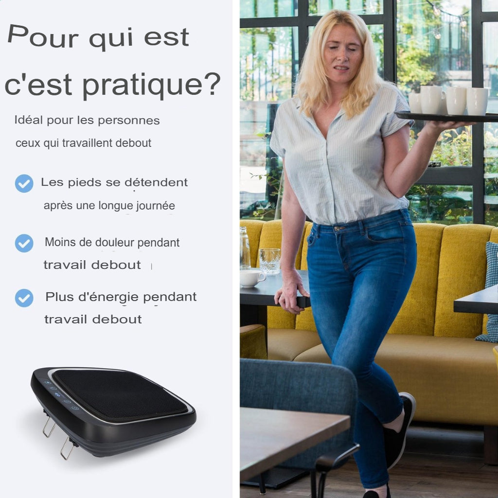 Appareil de massage des pieds Shiatsu Lifeproducts, Noir