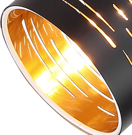 Globo - spot - TUNNO - noir - métal - spot en saillie - E14 - 15342-2