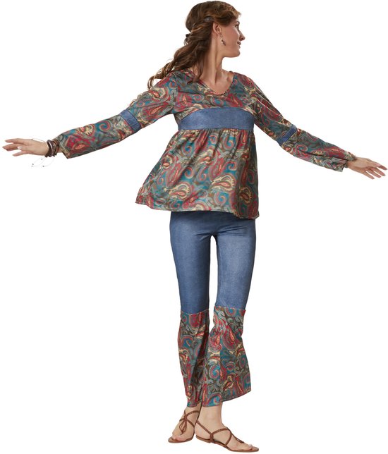 Dressforfun Hippie Girl Harmony M - déguisement costume halloween déguisement fête carnaval déguisement fête - 302609