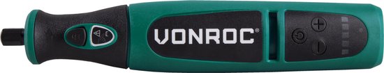 VONROC Accu Multitool - Rotatif - 8V - 24 accessoires, chargeur et sac de rangement inclus