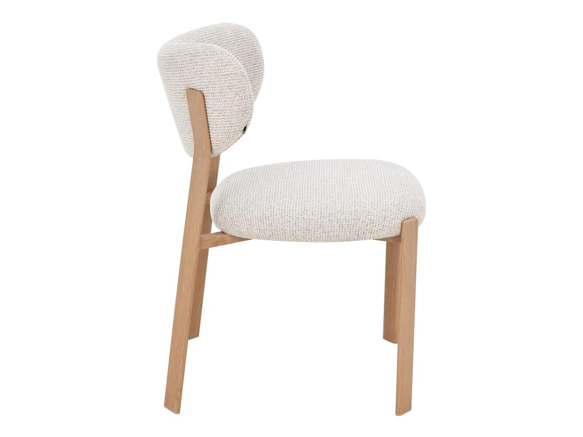 Chaise de salle à manger Criks Design Vika - Lot de deux - Chêne/Beige