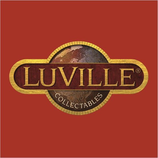 LuVille Village de Noël Miniature Village Carré - L42 x L25 x H32 cm
