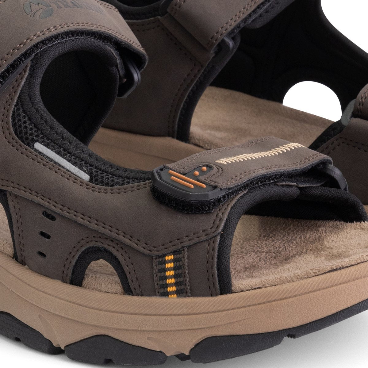 Travelin' Brusdal - Sandales d'extérieur pour hommes - Légères - Sandales d'extérieur - Marron foncé - Taille 43