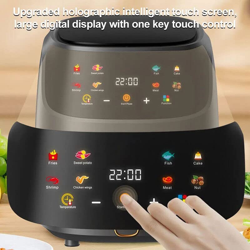 Airfryer XXL - Friteuse à air chaud - 6L - 240W - 280 x 26 x 32 cm - Noir
