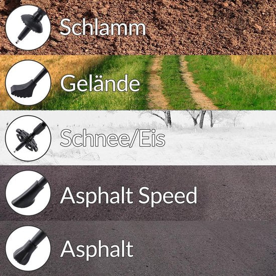 Sportana Bâtons de marche nordique Sportana - gris