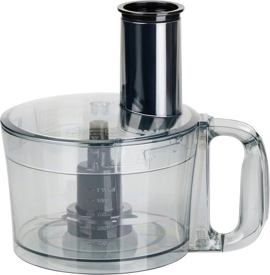 Robot ménager 3-en-1 Alpina : robot de cuisine, mixeur et machine à smoothies - Robot ménager multifonction - Coupe-légumes - Hachoir - 2 L - Sans BPA - Lavable au lave-vaisselle - FP413GS - Noir