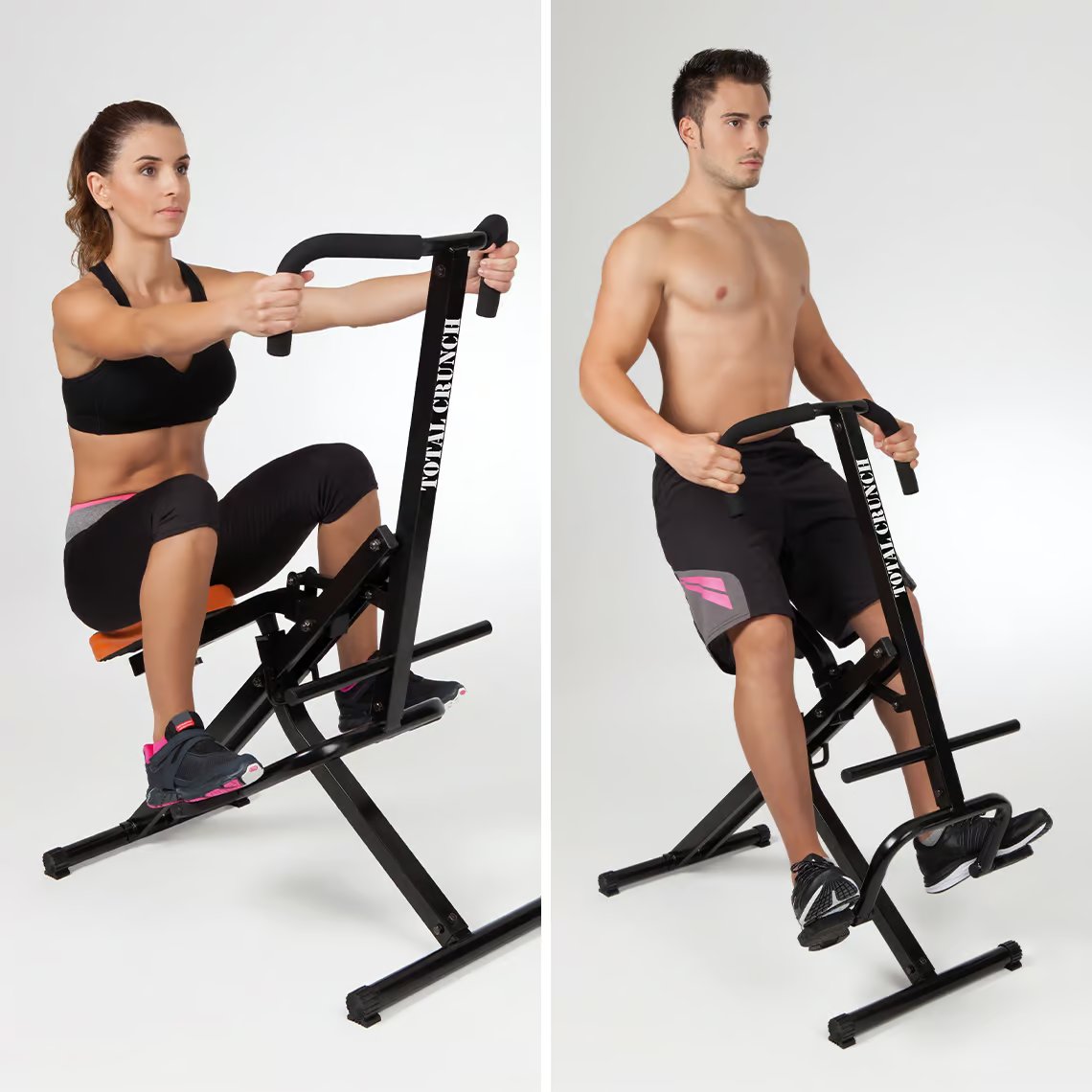 Appareil de fitness Total Crunch - Entraînement complet du corps - Design compact - Programme d'entraînement inclus