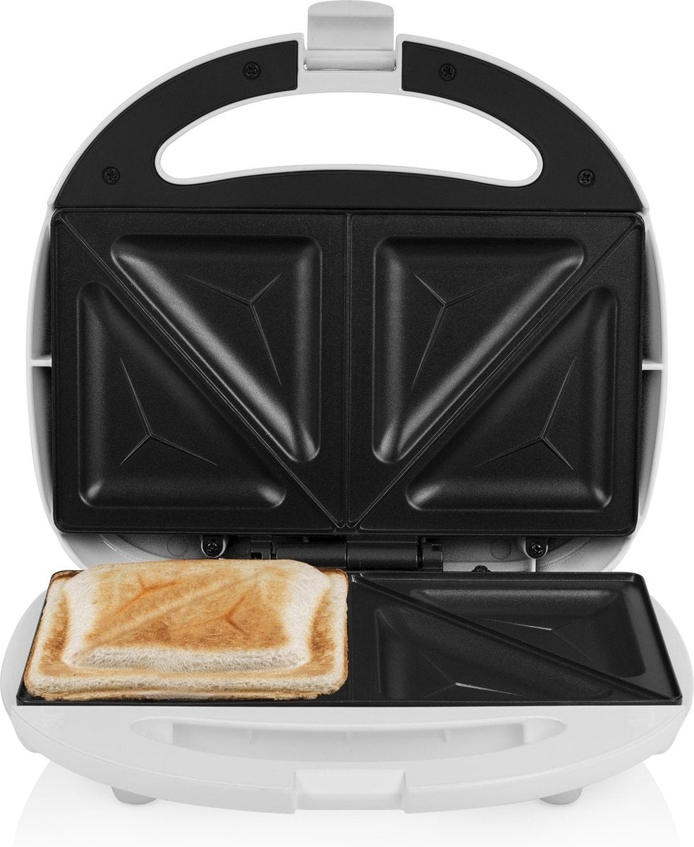 Tristar Tosti-ijzer SA-3052 - Geschikt voor 2 tosti’s - Anti-aanbaklaag - 750W - Wit