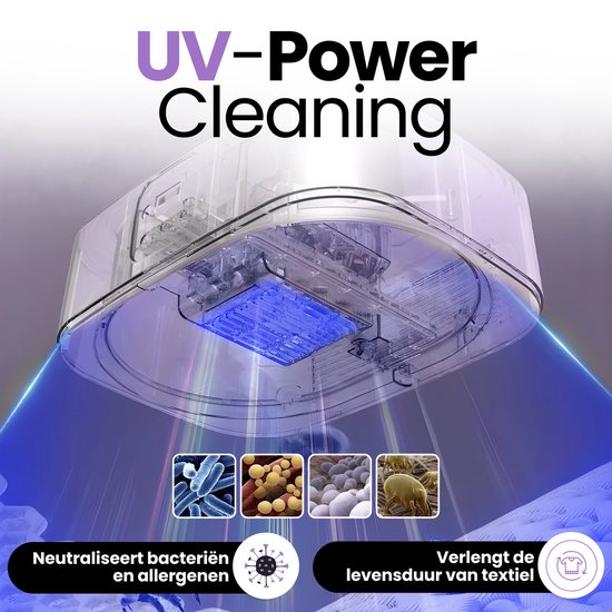 Sèche-linge à condensation Hendriqs® 8 kg - 90 °C : mini-sèche-linge avec stérilisation par UV - Des vêtements secs et une pièce chauffée en même temps - Alternative au sèche-linge à pompe à chaleur, au lave-linge/sèche-linge, à l'armoire de séchage, au s