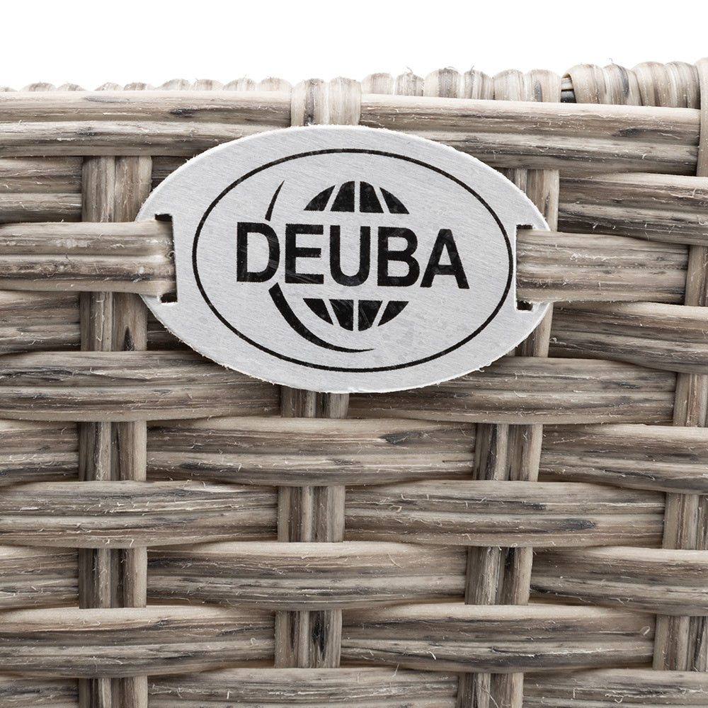 Casaria Boîte à fleurs en polyrotin - 2 pièces, supports de suspension inclus - Beige