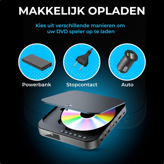Mini lecteur DVD avec HDMI - 1080P Full HD