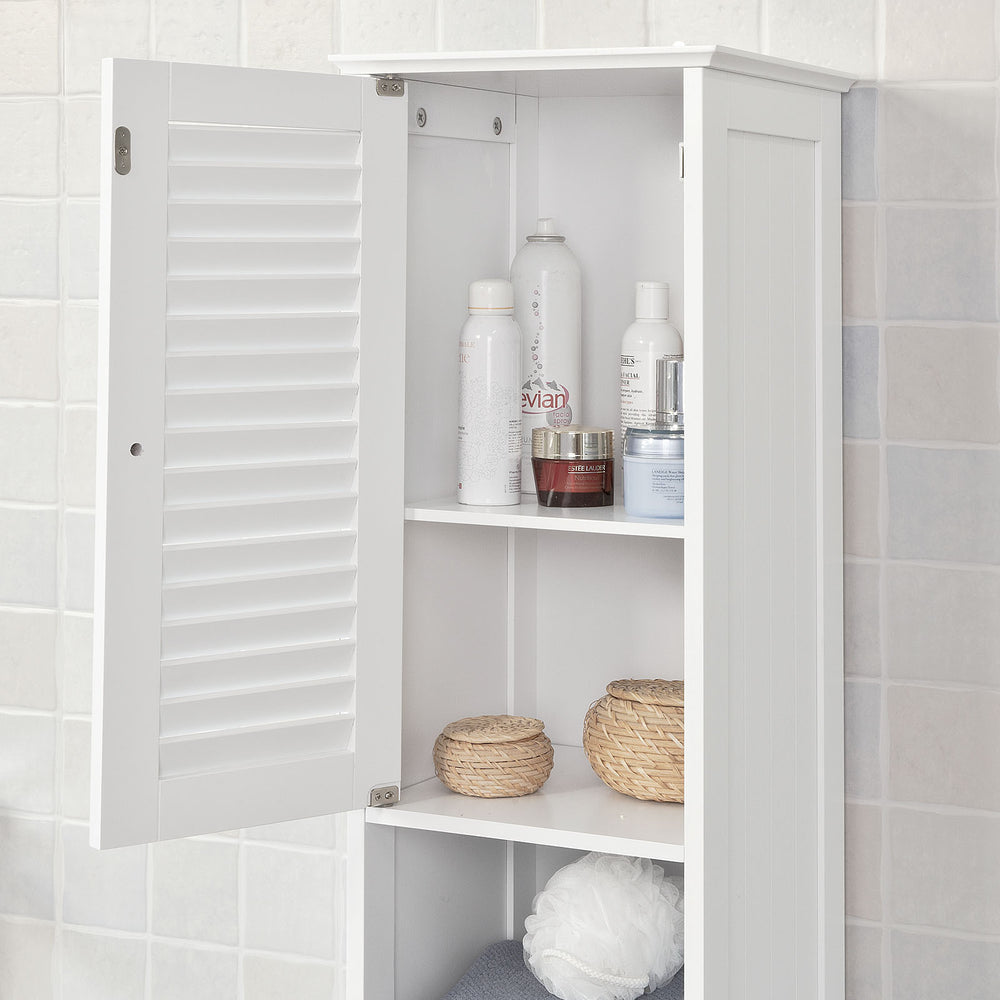 SoBuy FRG236-DG Meuble de salle de bain haut - Avec tiroirs - Noir - Bois - 32x30x170cm
