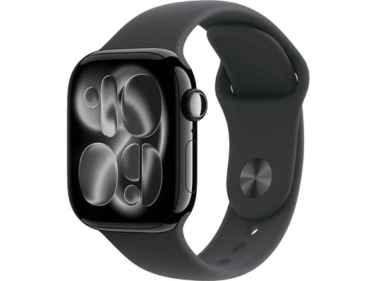 Apple Watch Series 11 GPS - 42 mm - Aluminium noir de jais - S/M