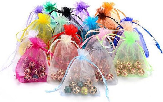 Sacs de fête en organza de Faas - 100 sacs - 10 couleurs
