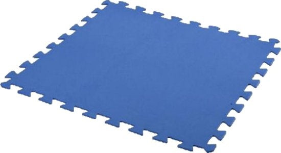 Carreaux de base de piscine - mousse bleue - 50 x 50 cm - 18 pièces - 4,5m²
