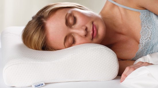 TEMPUR Original™ memory foam pillow - Firm - Medium 61 x 31 x 10/7 cm - Oreiller pour dormeur latéral, dormeur dorsal.