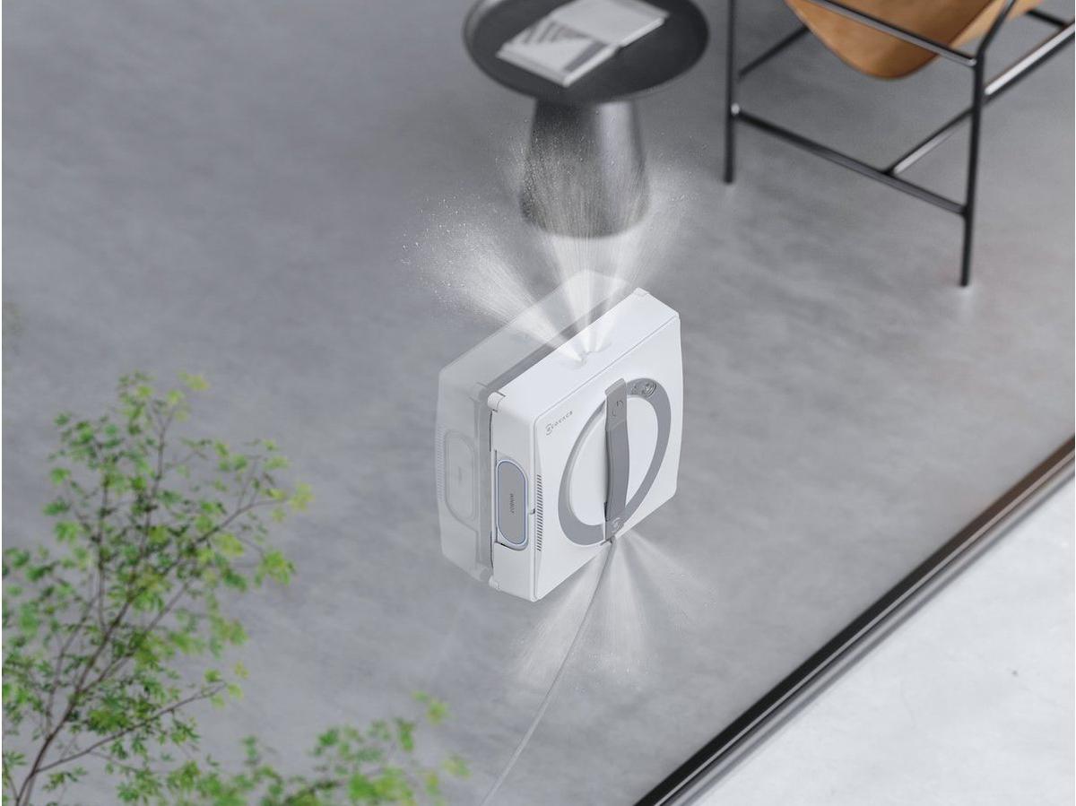Robot lave-vitres Ecovacs Winbot W2 Pro Omni - Navigation avancée - Autonettoyant - Blanc