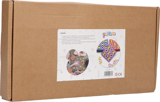 Partizzle 24x Mini jeu de beurre, fromage et oeufs - Cadeaux de fête - Jeux de Tic Tac Toe - Petits jouets éducatifs - Friandises pour enfants - Mousse