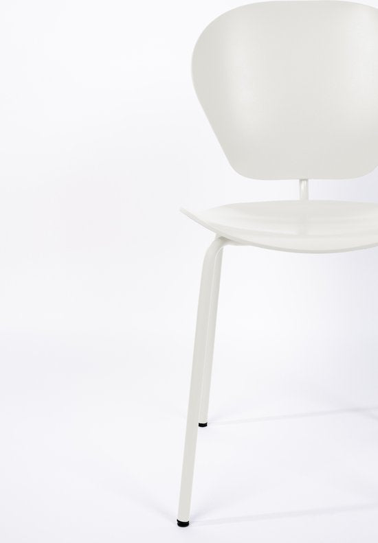 Zuiver The Ocean Chair Chaises de salle à manger Coconut Milk - Lot de 2