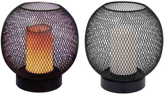 Lampe à poser - fil de fer - 19cm - édition de luxe