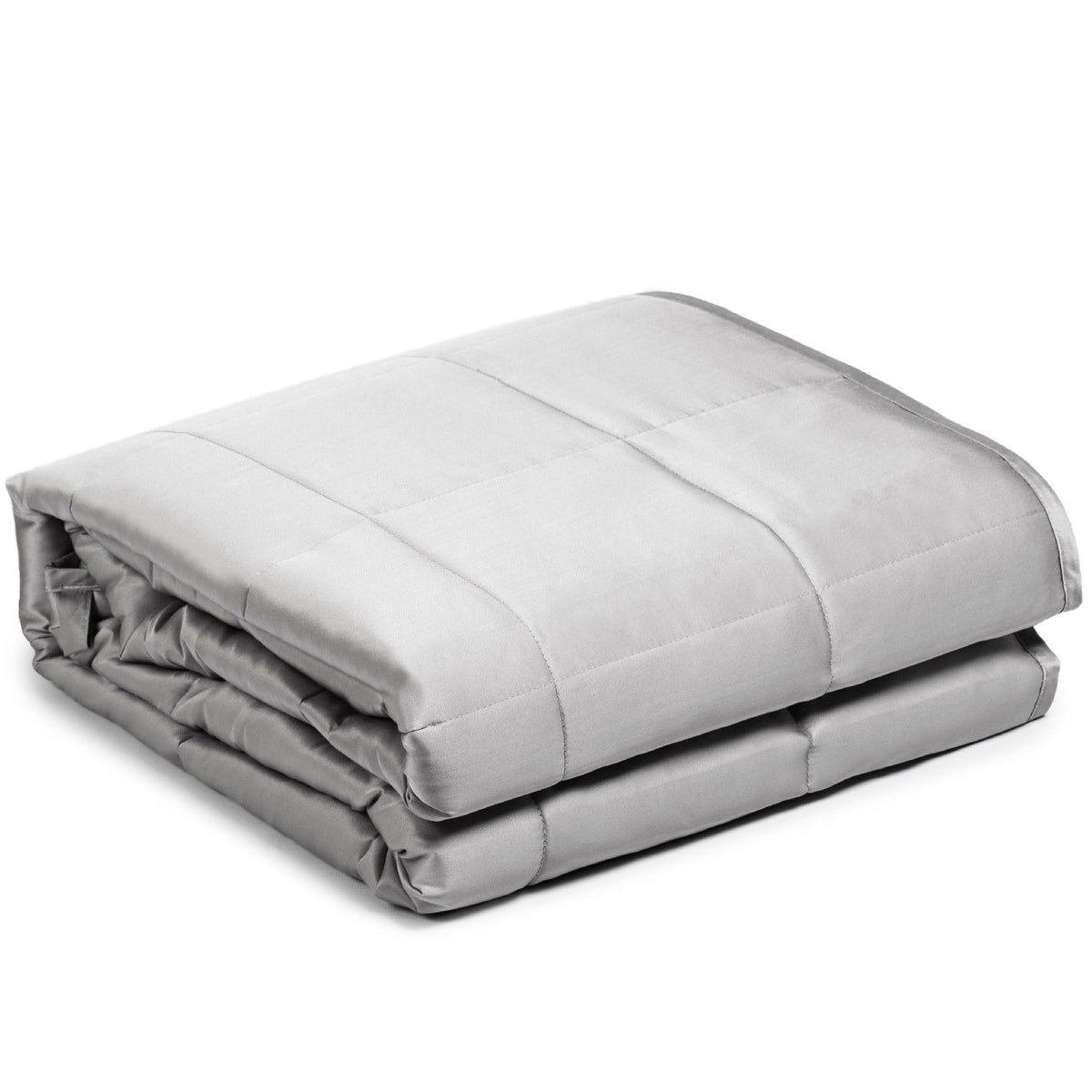 Litollo Weighted Blanket 8 kg - Couverture lestée - matériau durable en bambou - gris - 150x200cm