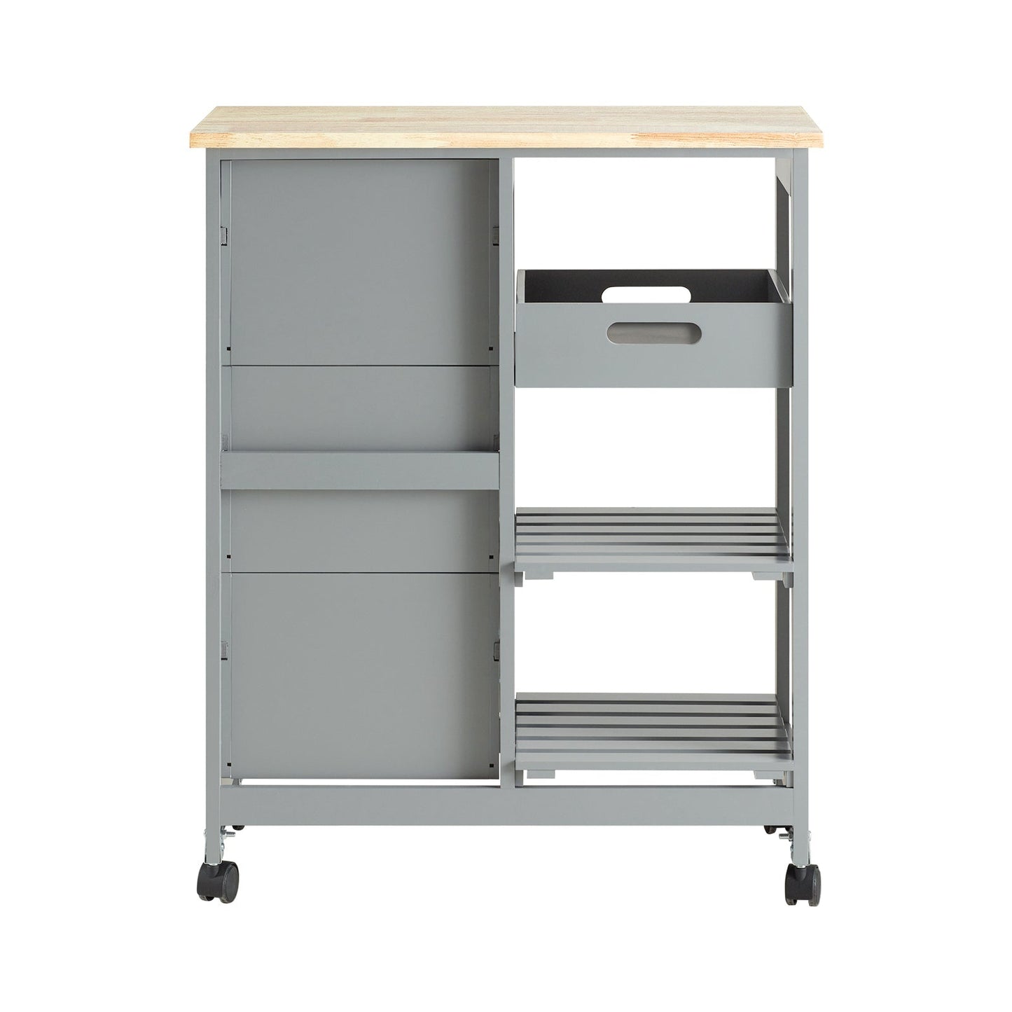 Chariot de cuisine avec 3 grands tiroirs SoBuy, 68x85x38 cm, Gris