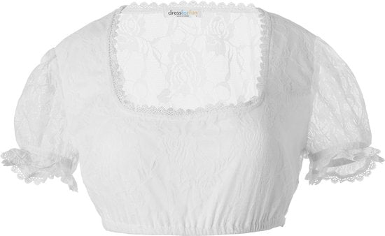 Dressforfun Dirndl blouse Franzi XL - déguisement costume halloween déguisement carnaval déguisement carnaval déguisement carnaval - 303093