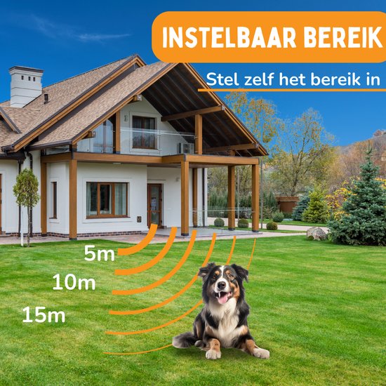 By Cee Cee Anti Bark Device For Dogs 2024 - Alternative au collier anti-aboiement - Ultrasonique et sans choc - Rechargeable - Convient à tous les chiens