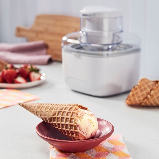 Cuisinart - Solo Scoops : machine à glace - Machine à sorbet et à yaourt glacé - Machine à glace - 475 ml