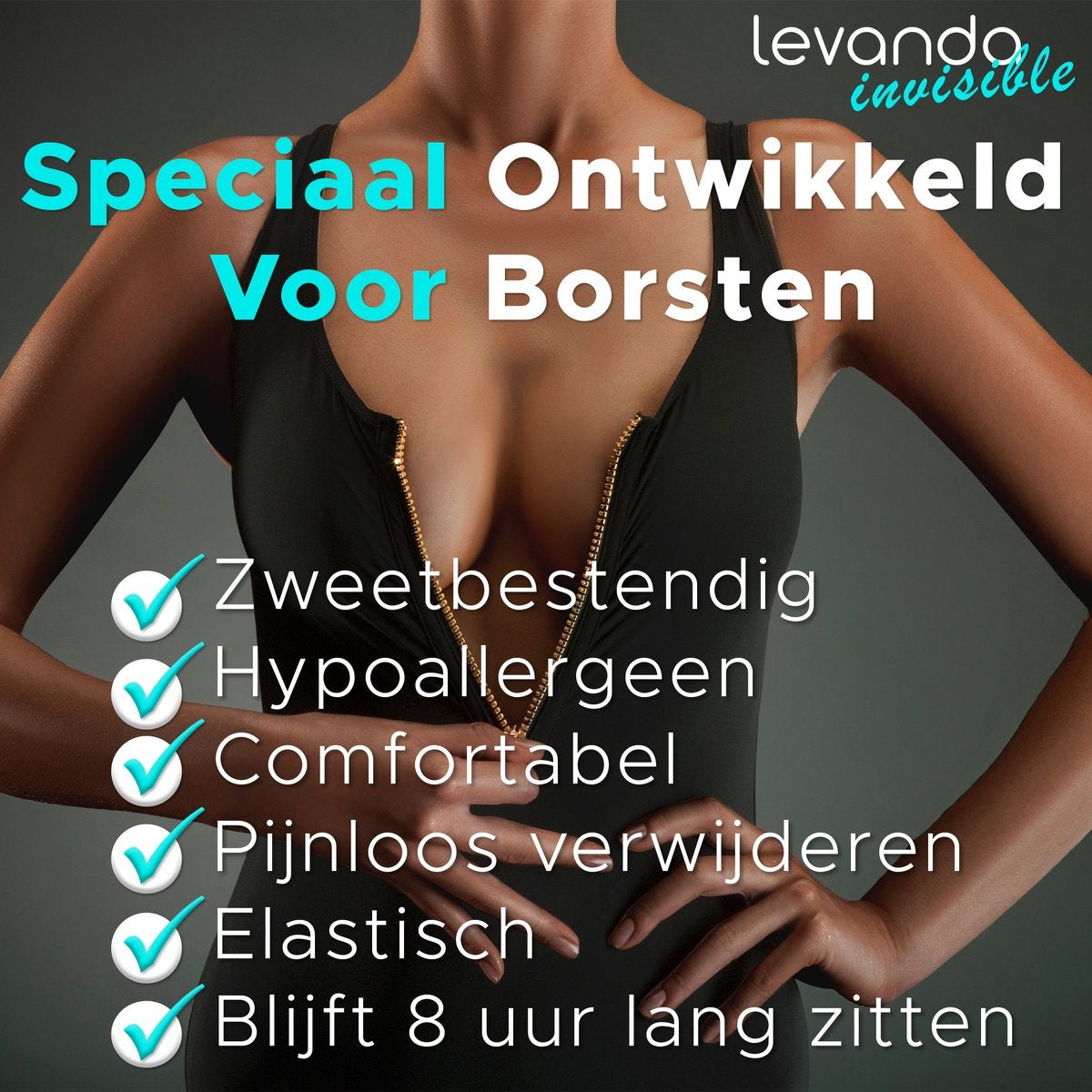 Levanda transparent boob tape 5 mètres- invisible boob tape inc nipple covers- strapless adhesive bra tape - fashion tape breasts