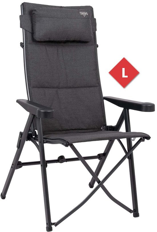 Chaise pliante Crespo - AP/740 - Tex-Comfort - Gris