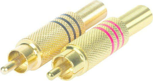 Fiche RCA HQ-Power - 2 x mâle