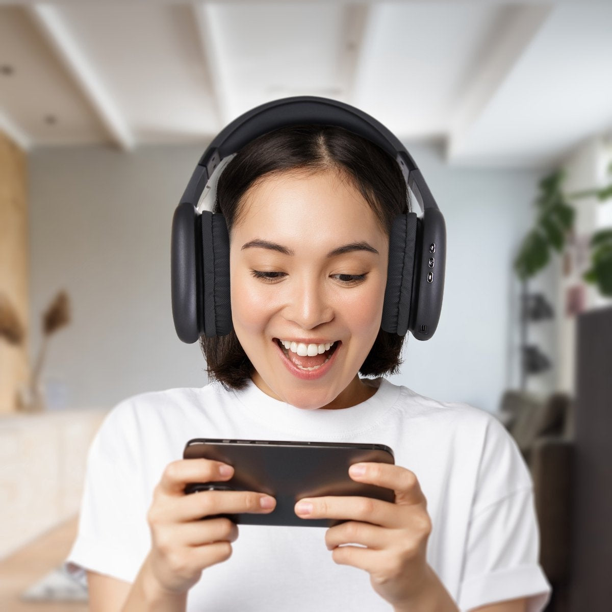 Casque Denver Bluetooth - Over Ear - Sans fil - Appel mains libres - BTH252