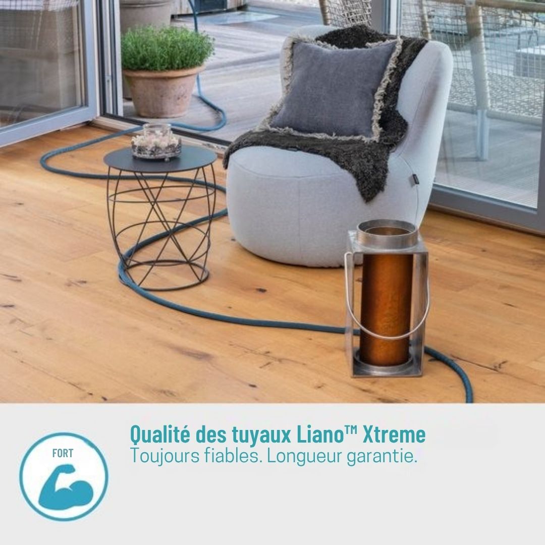 Tuyau textile - GARDENA  - Liano™ Xtreme 10m - orange/noir